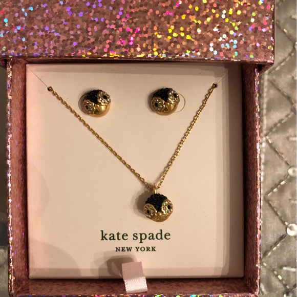 Kate spade earring necklace set PENGUIN - Picture 2 of 4
